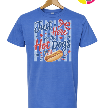 Just Here For The Hot Dogs Tee