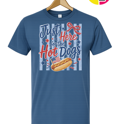 Just Here For The Hot Dogs Tee
