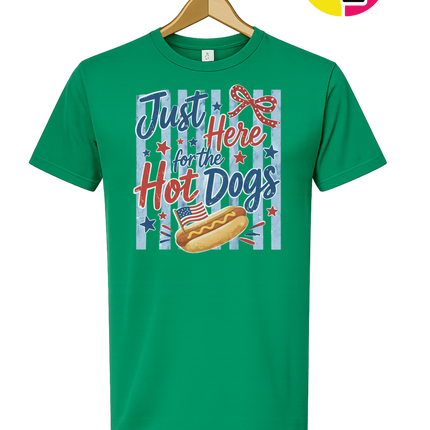 Just Here For The Hot Dogs Tee