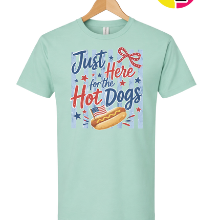 Just Here For The Hot Dogs Tee