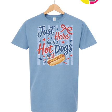 Just Here For The Hot Dogs Tee