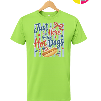 Just Here For The Hot Dogs Tee