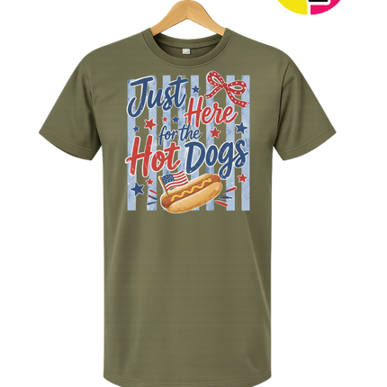 Just Here For The Hot Dogs Tee