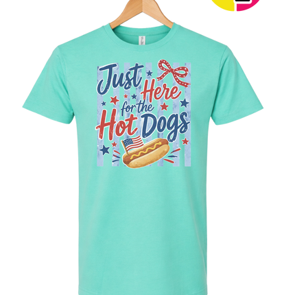 Just Here For The Hot Dogs Tee