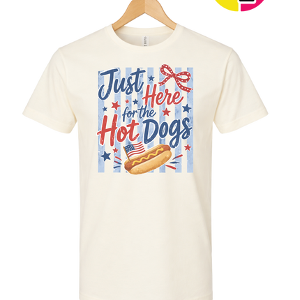 Just Here For The Hot Dogs Tee