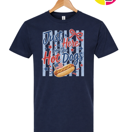 Just Here For The Hot Dogs Tee