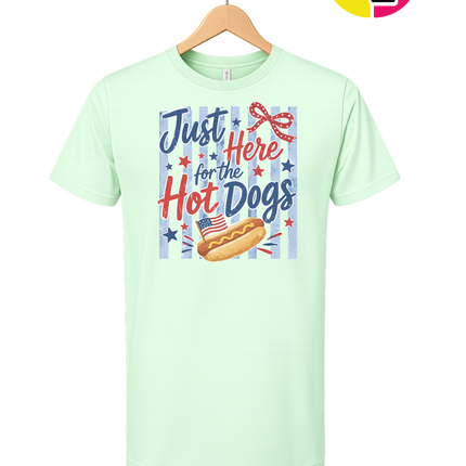 Just Here For The Hot Dogs Tee