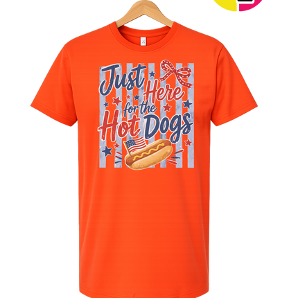 Just Here For The Hot Dogs Tee