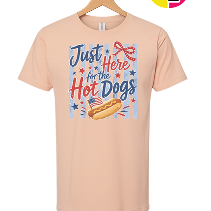 Just Here For The Hot Dogs Tee