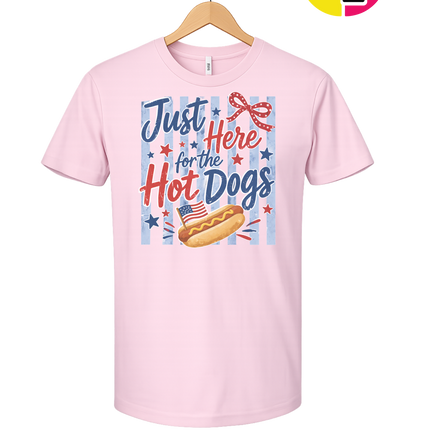 Just Here For The Hot Dogs Tee