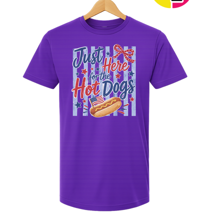 Just Here For The Hot Dogs Tee