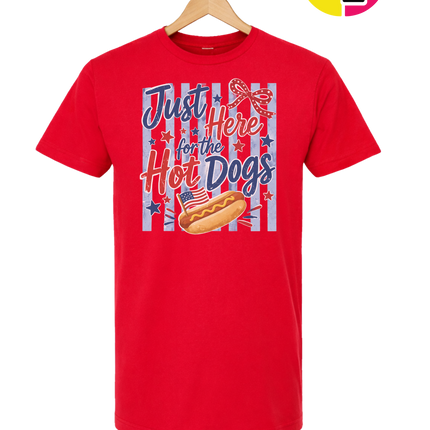 Just Here For The Hot Dogs Tee