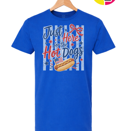 Just Here For The Hot Dogs Tee
