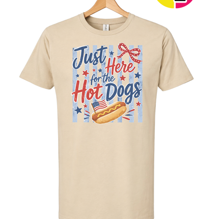 Just Here For The Hot Dogs Tee