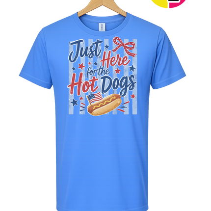 Just Here For The Hot Dogs Tee
