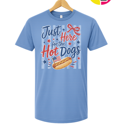 Just Here For The Hot Dogs Tee
