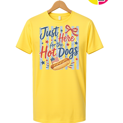 Just Here For The Hot Dogs Tee