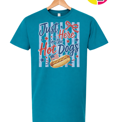 Just Here For The Hot Dogs Tee