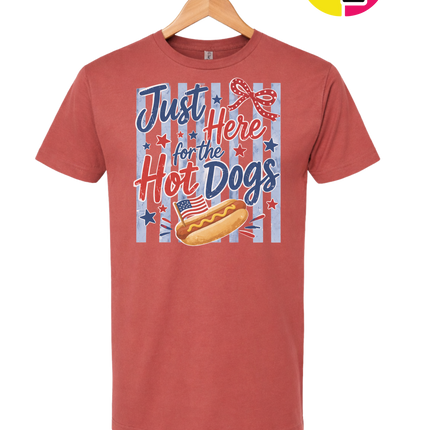 Just Here For The Hot Dogs Tee