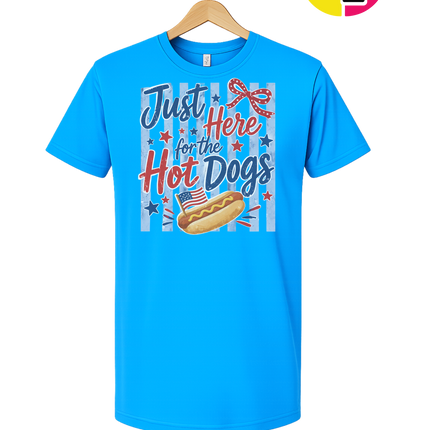 Just Here For The Hot Dogs Tee