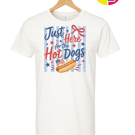 Just Here For The Hot Dogs Tee