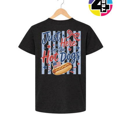 Just Here For The Hot Dogs Youth Tee