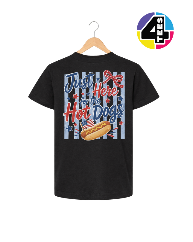 Just Here For The Hot Dogs Youth Tee