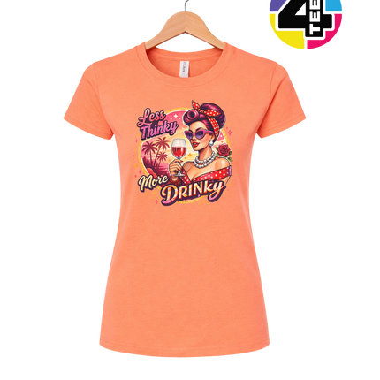 Retro Pinup Girl Wine Summer Women's Tee