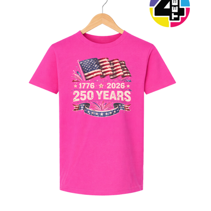 Retro 4th Of July Youth Tee