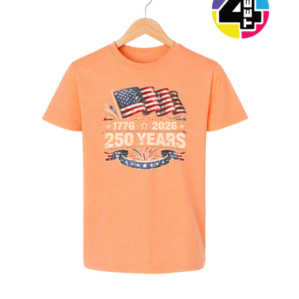 Retro 4th Of July Youth Tee