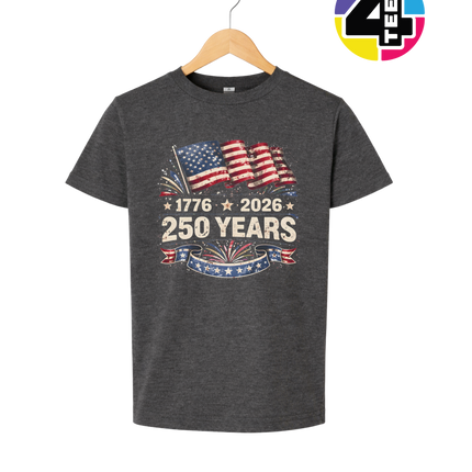 Retro 4th Of July Youth Tee