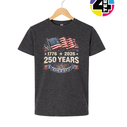 Retro 4th Of July Youth Tee