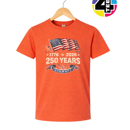 Retro 4th Of July Youth Tee