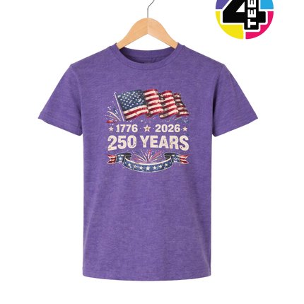 Retro 4th Of July Youth Tee