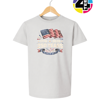 Retro 4th Of July Youth Tee