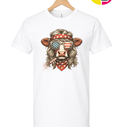 4th Of July Heifer Tee