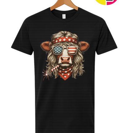 4th Of July Heifer Tee