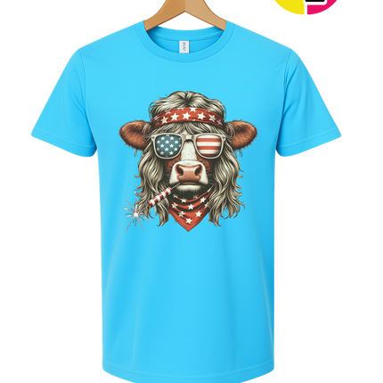 4th Of July Heifer Tee