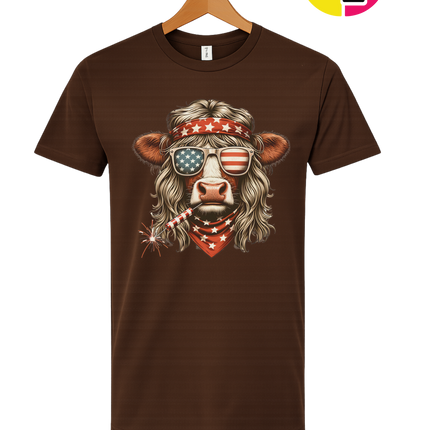4th Of July Heifer Tee