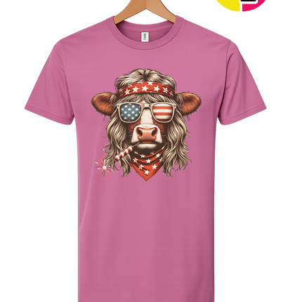 4th Of July Heifer Tee