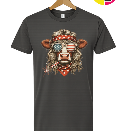 4th Of July Heifer Tee