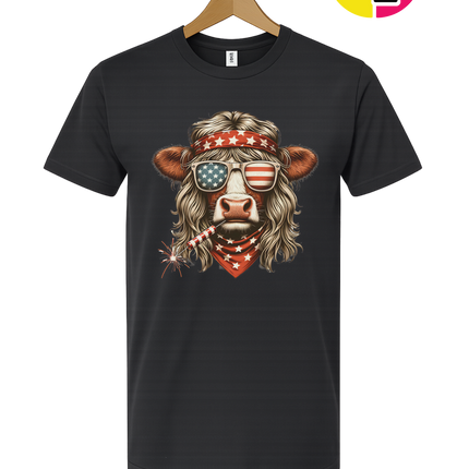 4th Of July Heifer Tee