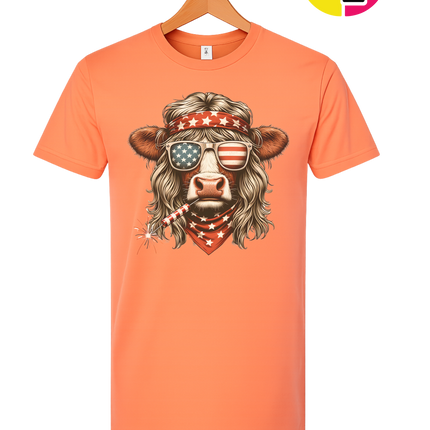 4th Of July Heifer Tee