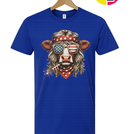 4th Of July Heifer Tee