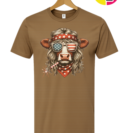 4th Of July Heifer Tee