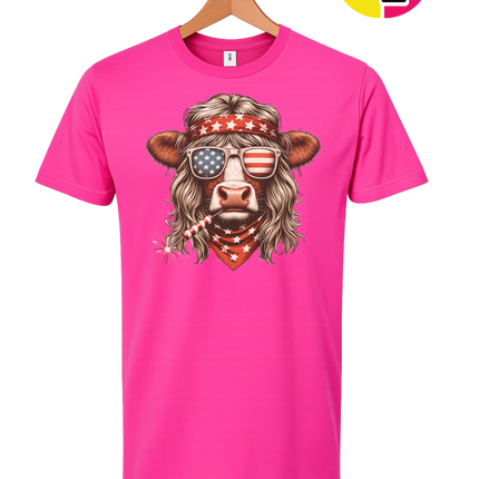 4th Of July Heifer Tee