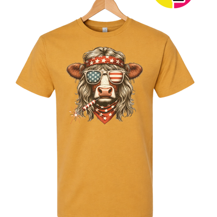 4th Of July Heifer Tee