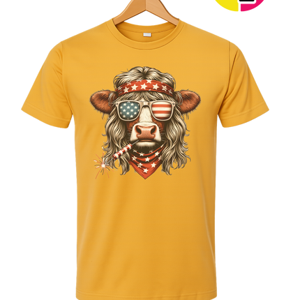 4th Of July Heifer Tee