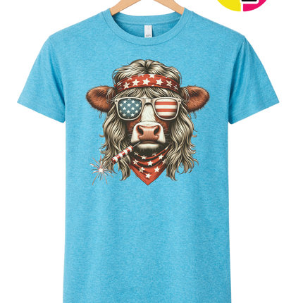 4th Of July Heifer Tee