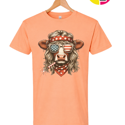 4th Of July Heifer Tee
